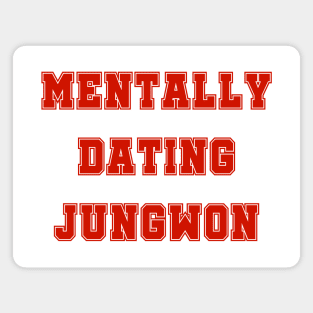 Mentally dating Enhypen Jungwon text | Morcaworks Magnet